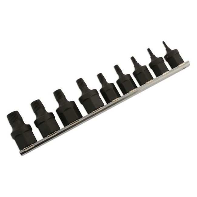 Laser Screw Extractor Set 3/8"D & 1/2"D 9pc 5967 Laser - Dynamic Drive