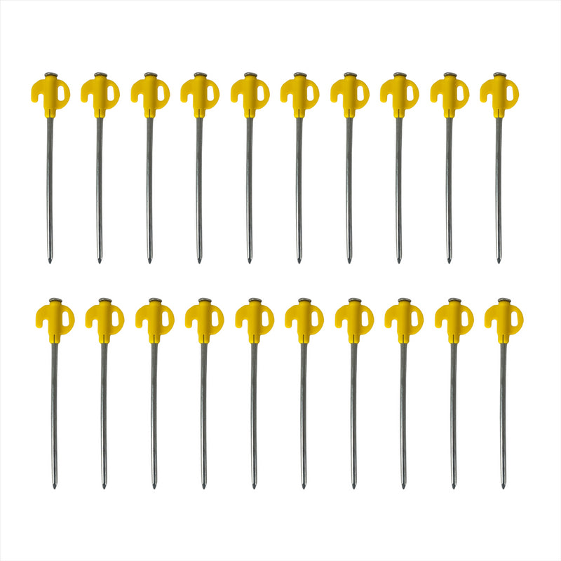 Royal Awning Tent Pegs Heavy Duty x20 Carry Case Leisure Easy Pitching Camping Royal  - Dynamic Drive