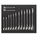 Sealey Combination Spanner Set 14pc Stubby S01232 Sealey - Dynamic Drive