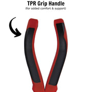 Teng Tools Flat Nose Plier TPR Grip 170mm Teng Tools - Dynamic Drive