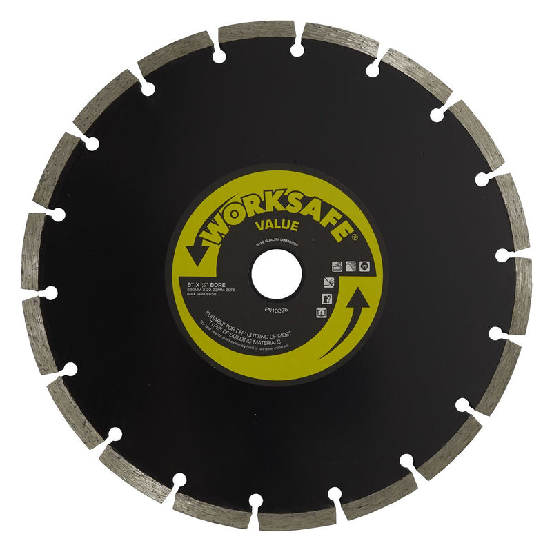 Sealey Value Diamond Blade230 x22mm WDV230 Sealey - Dynamic Drive