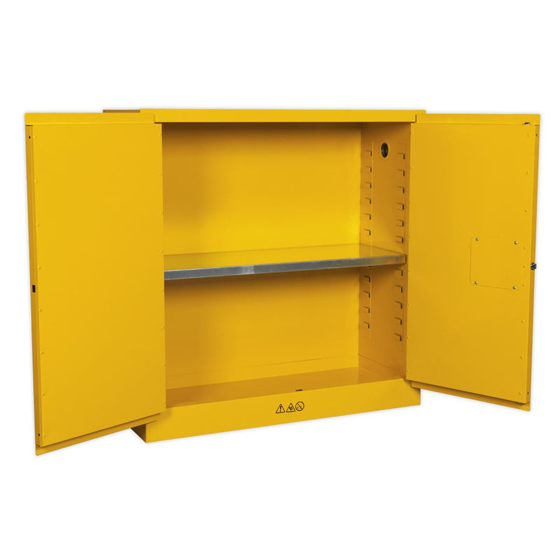 Sealey Flammables Storage Cabinet 1095 x 460 x 1120mm FSC09 Sealey - Dynamic Drive