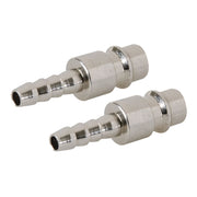 Silverline Euro Air Line Hose End Coupler 2pk 8mm Hose End Silverline - Dynamic Drive