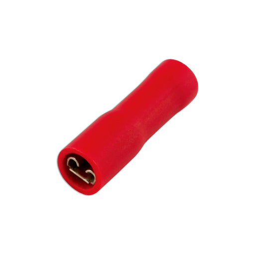 Connect Red Female Fully Ins. Push-On 6.3mm 100pc 30135 Tool Connection - Dynamic Drive