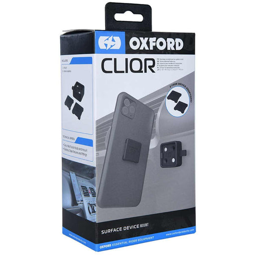 Oxford CLIQR Surface Mount: Adhesive & Removable for Smartphones Oxford - Dynamic Drive