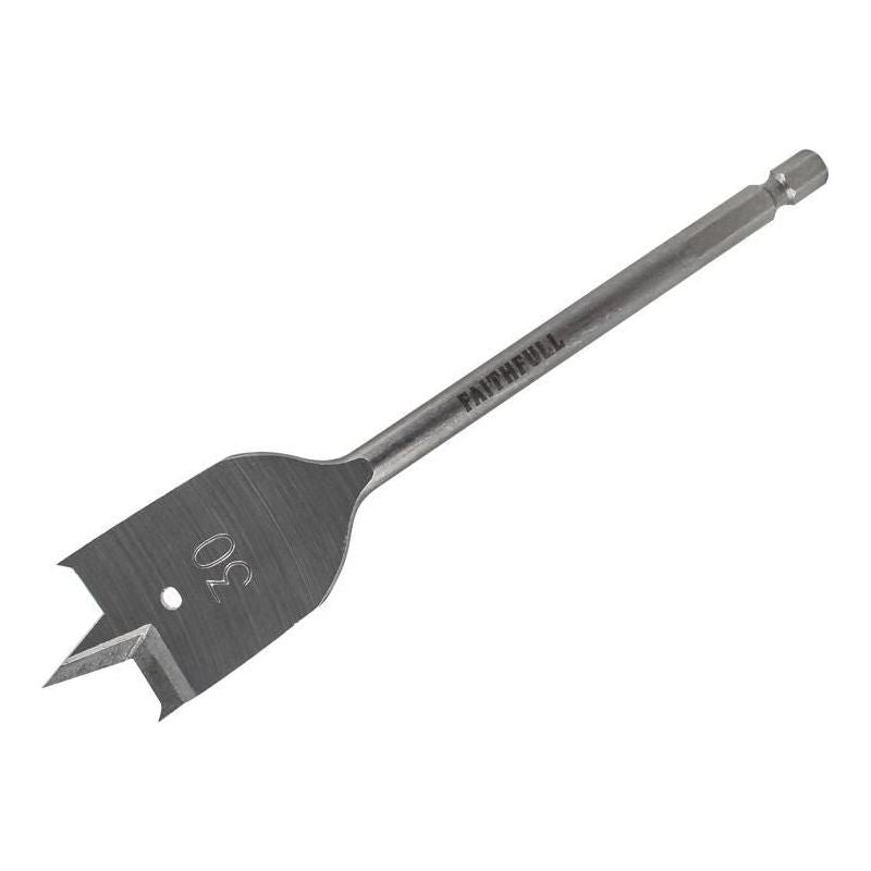 Faithfull Flat Bit 30mm Faithfull - Dynamic Drive