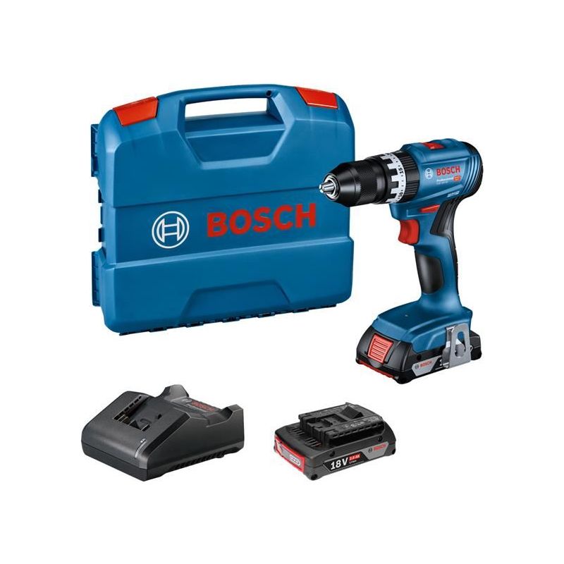 Bosch GSB 18V-45 Professional Combi Drill 18V 2 x 2.0Ah Li-ion Bosch - Dynamic Drive