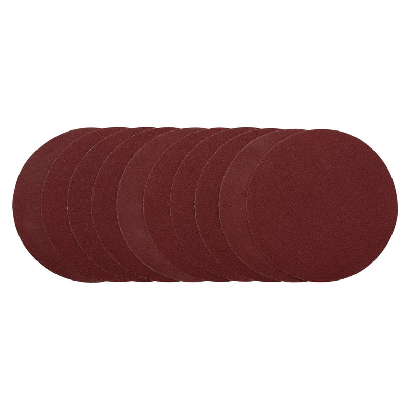 Draper Sanding Discs, 200mm, 80 Grit (Pack of 10) 10232 Draper - Dynamic Drive