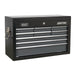 Sealey Topchest 9 Drawer with Ball-Bearing Slides Black/Grey AP2509B Sealey - Dynamic Drive