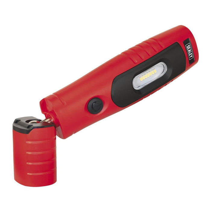 Sealey Rechargeable 360 Inspection Light 7 SMD & 3W SMD LED Red Lithium-ion Sealey - Dynamic Drive