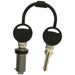 MDS1203 W4 ZADI barrel lock and keys 59000 W4 - Dynamic Drive