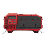 Sealey Power Inverter Modified Sine Wave 1500W 12V DC 230V ~ 50Hz PI1500 Sealey - Dynamic Drive