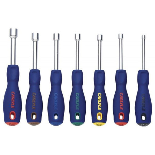 Carlyle Hand Tools Nut Driver Set - Metric - 7 Piece Caryle Tools - Dynamic Drive