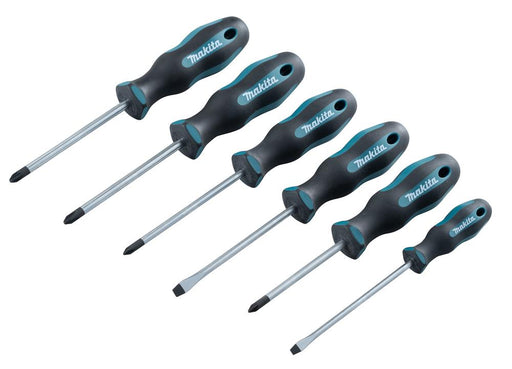 Makita 6Pc Screw Driver Set Sl Ph Pz E-10528 Makita - Dynamic Drive