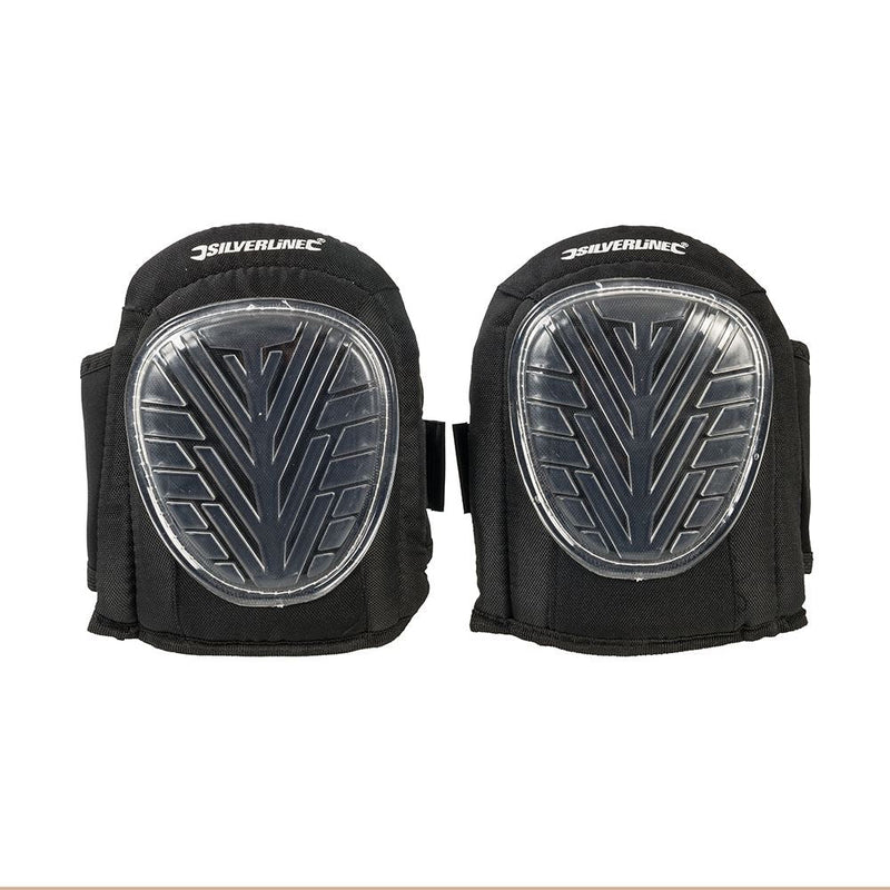 Silverline Hard Cap Gel Knee Pads Adjustable Silverline - Dynamic Drive