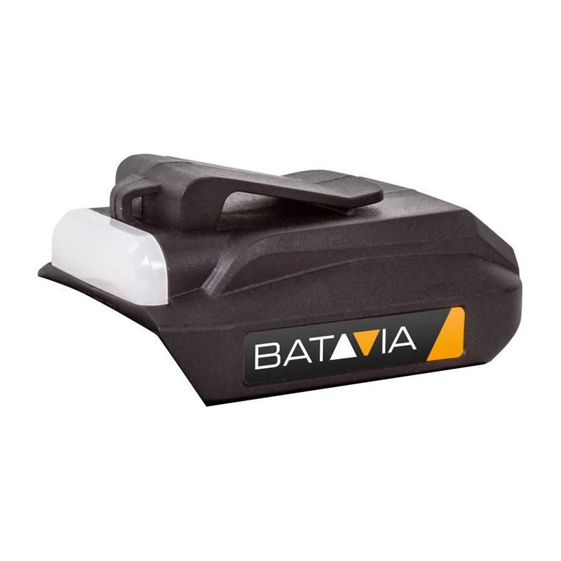 Batavia Battery USB Charging Adapter & Flashlight 18V Batavia - Dynamic Drive