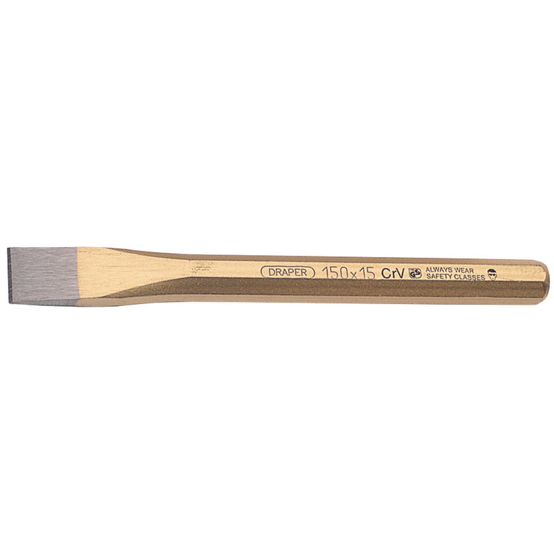 Draper Octagonal Flat Cold Chisel, 15 x 150mm 51554 Draper - Dynamic Drive