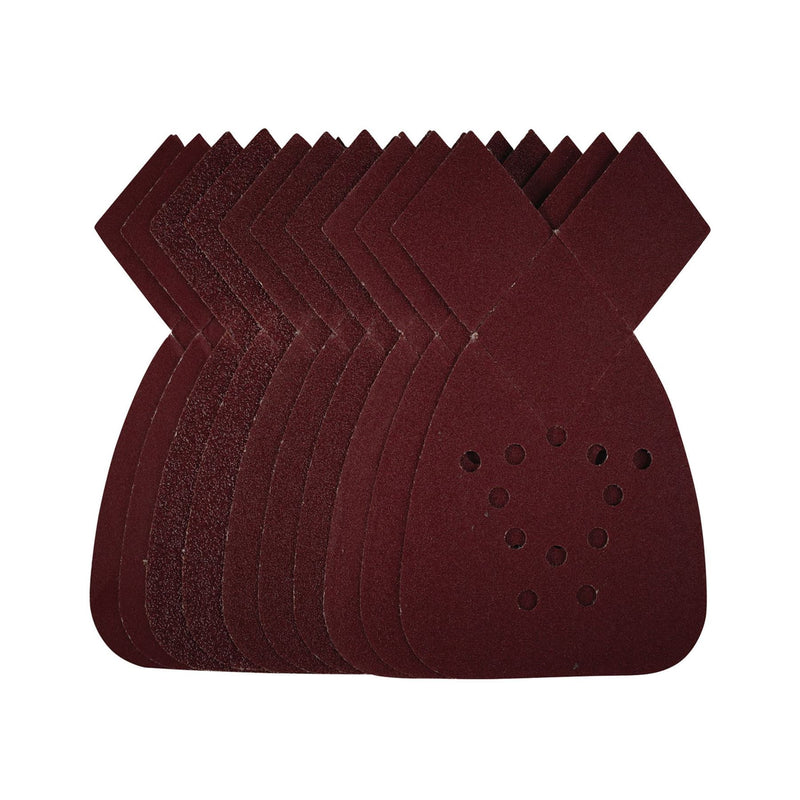 Draper Detail Sanding Sheets with Hook and Loop, 140mm, Assorted Grit, SSD4 (Pac Draper - Dynamic Drive