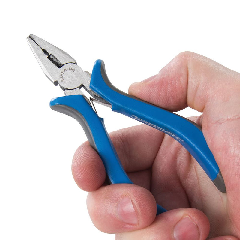 Silverline Combination Mini Pliers 120mm Silverline - Dynamic Drive
