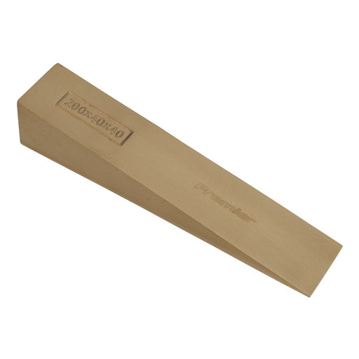 Sealey Wedge 200 x 40 x 40mm Non-Sparking NS122 Sealey - Dynamic Drive