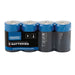 Draper PowerUP Ultra Alkaline D Batteries (Pack of 4) 03979 Draper - Dynamic Drive