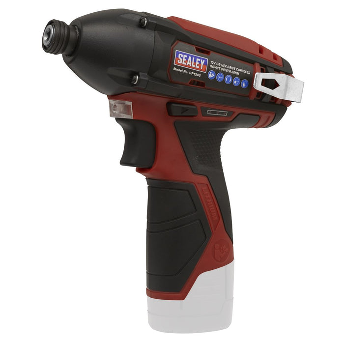 Sealey 2 x SV12 Series Cordless Power Tool Combo Kit 12V - 2 Batteries Sealey - Dynamic Drive