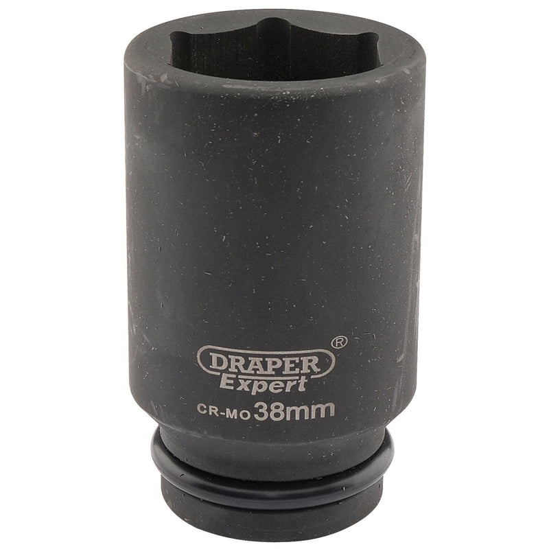 Draper Expert HI-TORQ 6 Point Deep Impact Socket, 3/4" Sq. Dr., 38mm Draper - Dynamic Drive