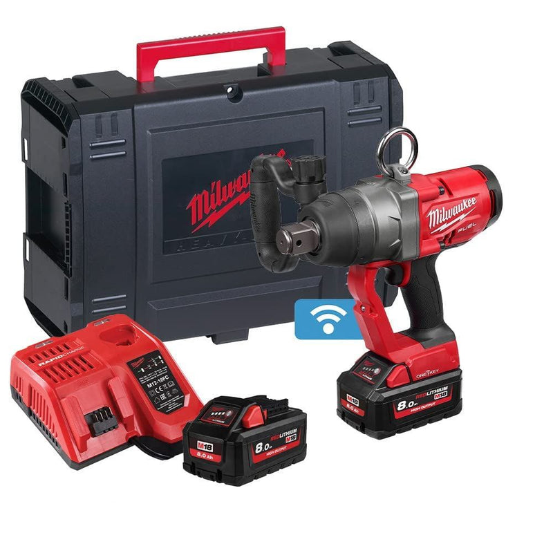 M18 ONE-KEY FUEL 2nd Gen. 1" High Torque Impact Wrench with Friction Ring Kit Milwaukee - Dynamic Drive