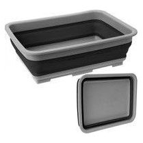 Summit Pop Folding Wash Basin Grey 666053 Summit - Dynamic Drive
