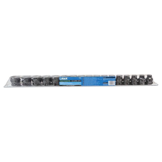Laser Low Profile Impact Socket Set 1/2"D 17pc 6486 Laser - Dynamic Drive