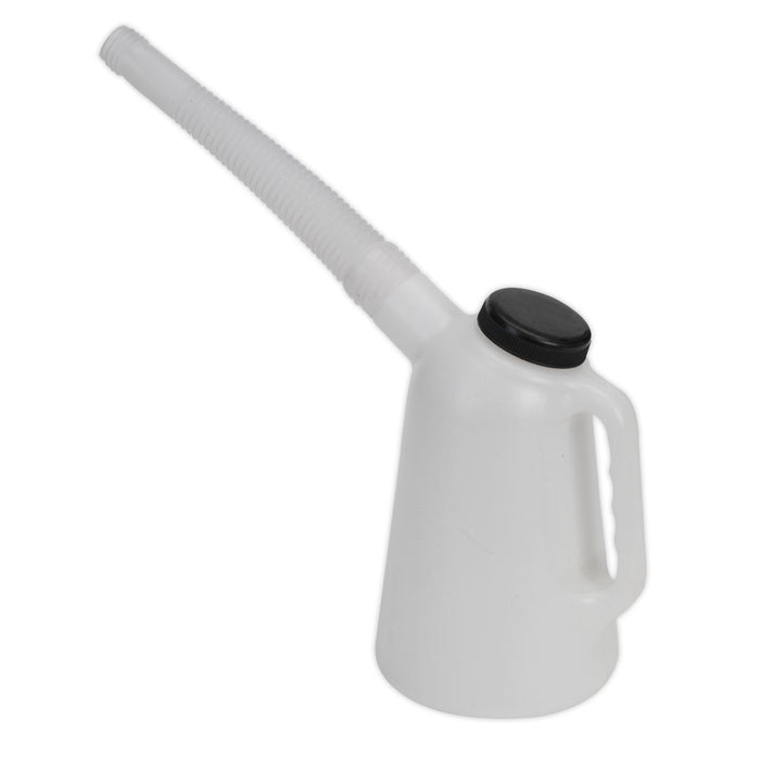 Sealey Oil Container with Lid & Flexi-Spout 1L JDL1 Sealey  - Dynamic Drive