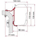 Fiamma F45 Adapter Kit Hymer Van/B2 450Cm 98655-246 Fiamma - Dynamic Drive