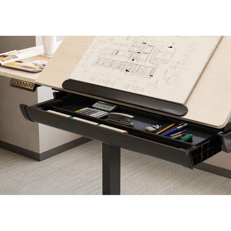 Dellonda Single Motor Ultra-Quiet Electric Adjustable Drawing Table Dellonda - Dynamic Drive