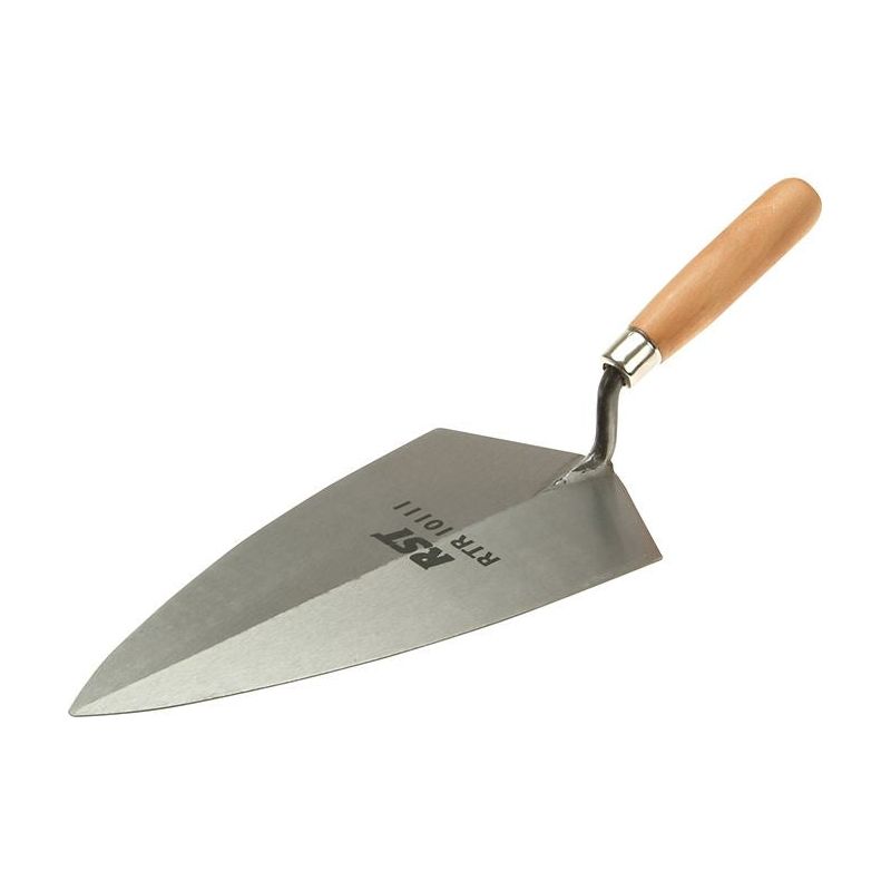 R.S.T. 101 Philadelphia Pattern Brick Trowel Wooden Handle 10in R.S.T. - Dynamic Drive