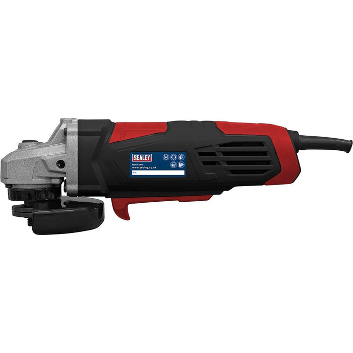 Sealey SG115E Angle Grinder 115mm 750W 230V Red Heavy Duty Sealey - Dynamic Drive