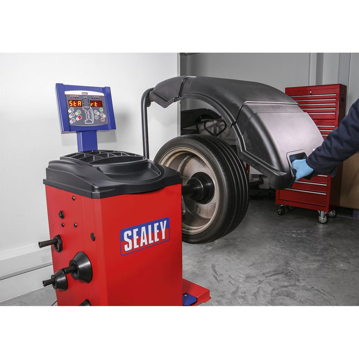 Sealey Wheel Balancer Semi-Automatic WB10 Sealey - Dynamic Drive