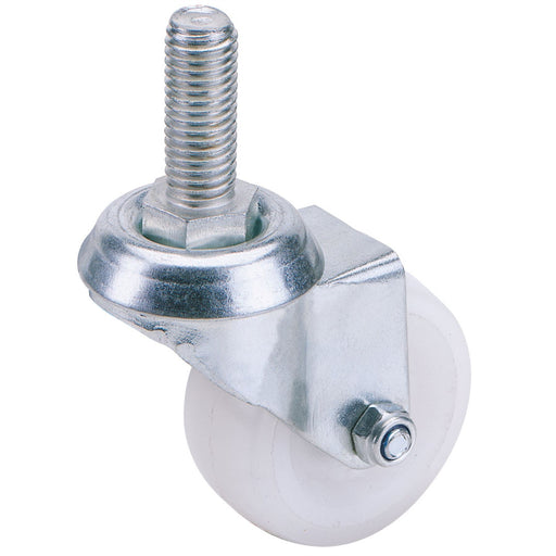 Draper Swivel Bolt Fixing Nylon Wheel, 50mm Diameter, S.W.L. 50kg 65494 Draper - Dynamic Drive