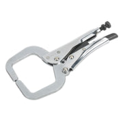 Sealey Locking C-Clamp 165mm 0-45mm Capacity AK6826 Sealey - Dynamic Drive