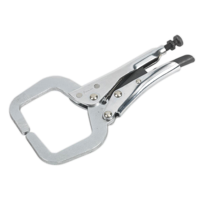 Sealey Locking C-Clamp 165mm 0-45mm Capacity AK6826 Sealey - Dynamic Drive