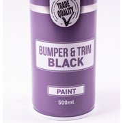 3x Autotek Professional Black Bumper and Trim 500ml Spray Paint High Coverage Autotek - Dynamic Drive