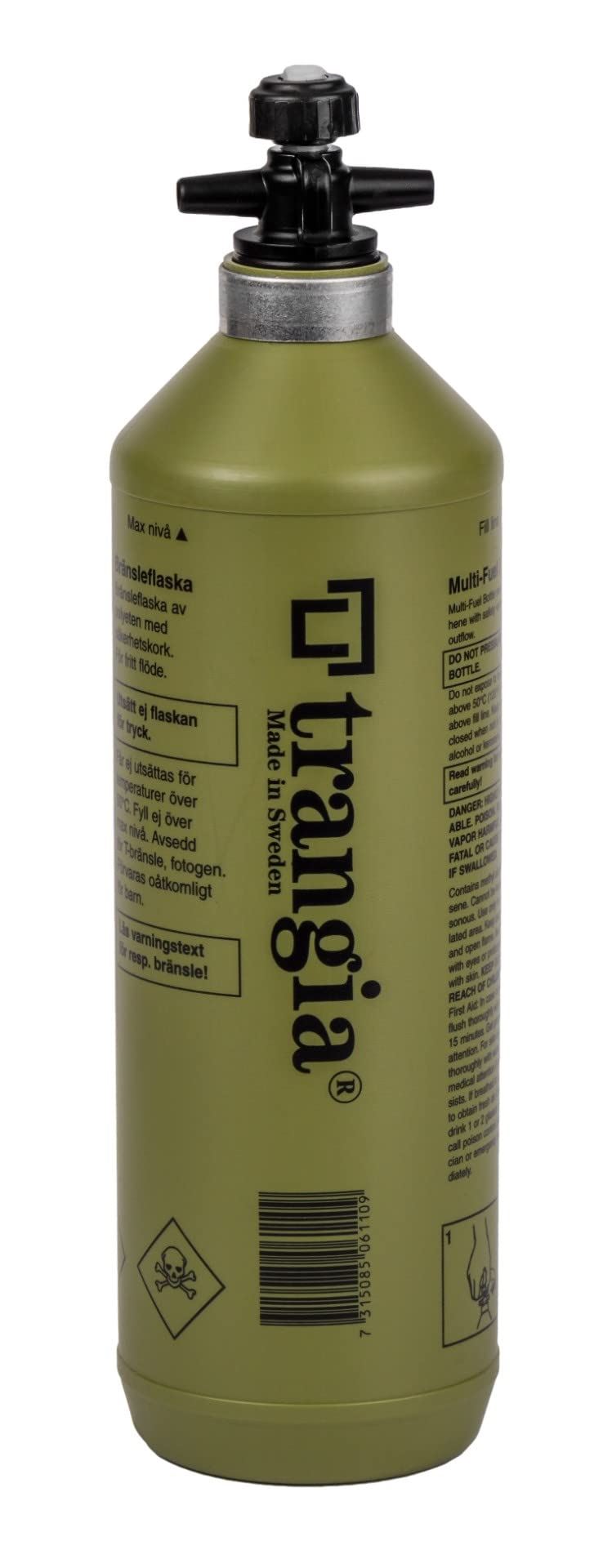 Trangia Trangia 1.0 litre Fuel Bottle - Olive Olive Trangia - Dynamic Drive