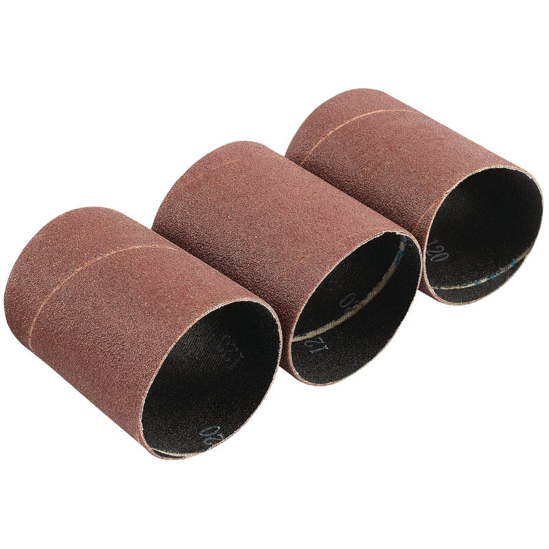 Draper Aluminium Oxide Sanding Sleeves, 45 x 60mm, 120 Grit (Pack of 3) 93354 Draper - Dynamic Drive