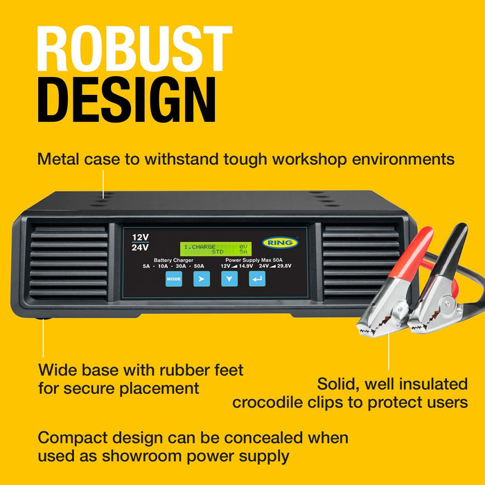 Ring Smart Charge Pro 50A 12/24V RSCP5024 - Advanced Charging Ring Automotive - Dynamic Drive