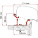 Fiamma F80 Kit Adria Caravan > 2015 (98655Z140) Fiamma - Dynamic Drive