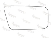 Summit Stick-On Standard Mirror Glass fits Nissan Sunny, Cherry Micra RHS Summit - Dynamic Drive