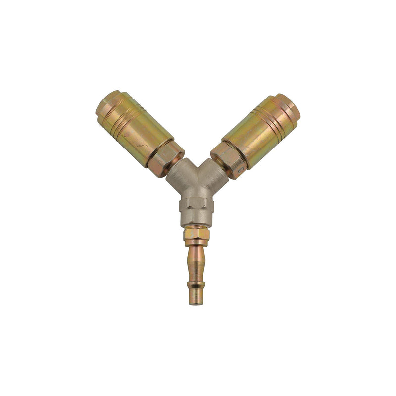 Connect Fastflow Twin Single Action Airline Y-Coupling 1pc 30993 Tool Connection - Dynamic Drive