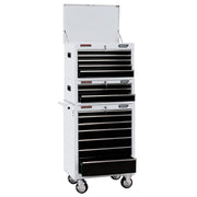 Draper Combined Roller Cabinet and Tool Chest, 15 Drawer, 26", White 04597 Draper - Dynamic Drive