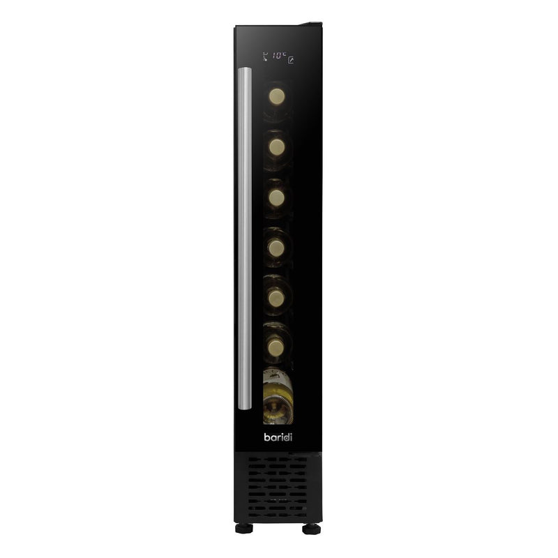 Baridi Extra-Slim 7 Bottle Wine Fridge & Cooler 15cm - Black DH76 Baridi - Dynamic Drive