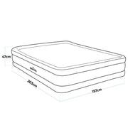 Dellonda Raised Air Bed with Removable Electric Pump & Storage Bag - Queen Dellonda - Dynamic Drive