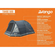 Vango Tahoe 500 Tent Deep Blue Vango - Dynamic Drive